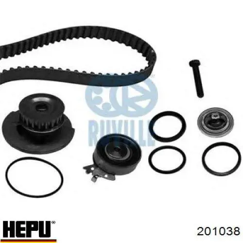 20-1038 Hepu kit correa de distribución