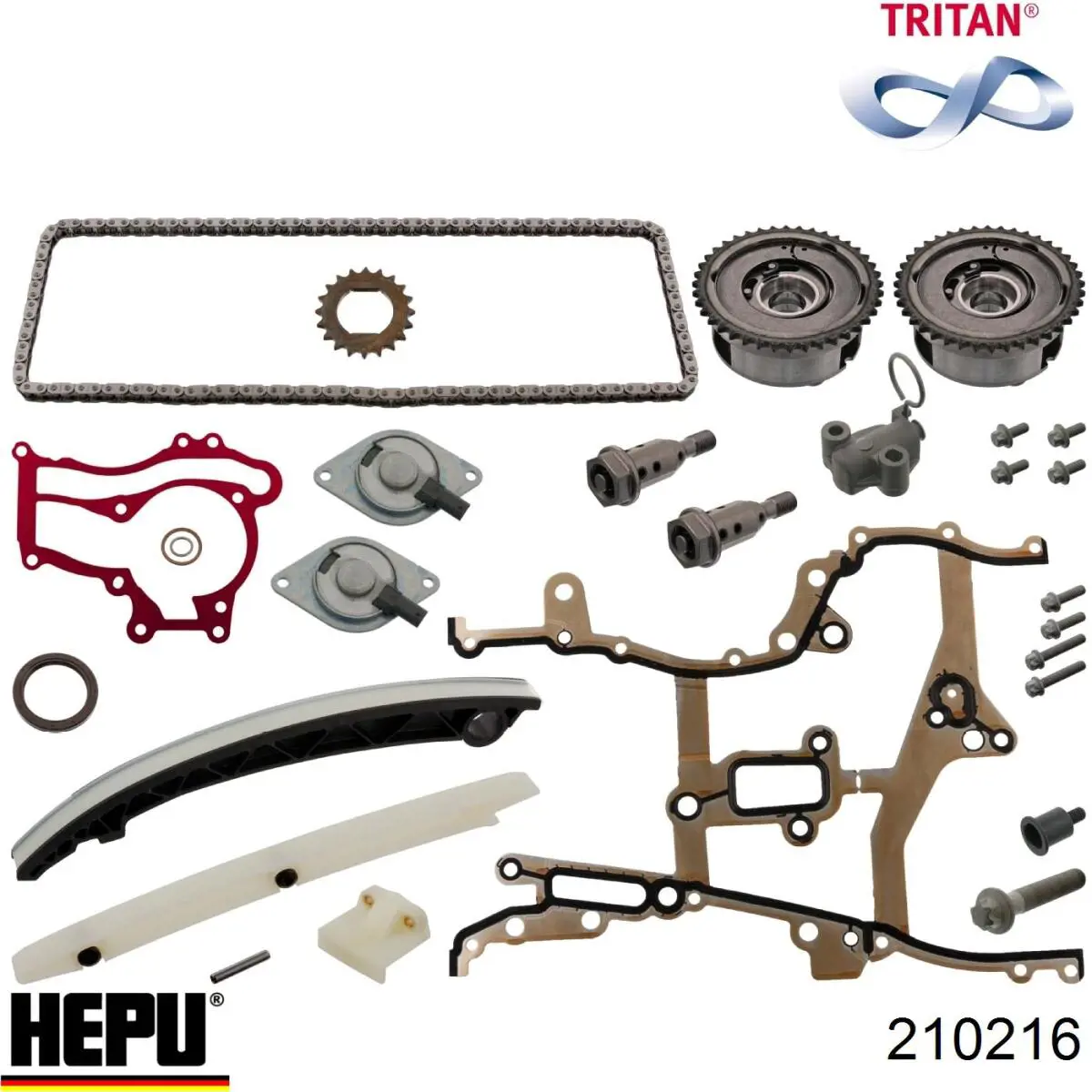 21-0216 Hepu kit de cadenas de distribución