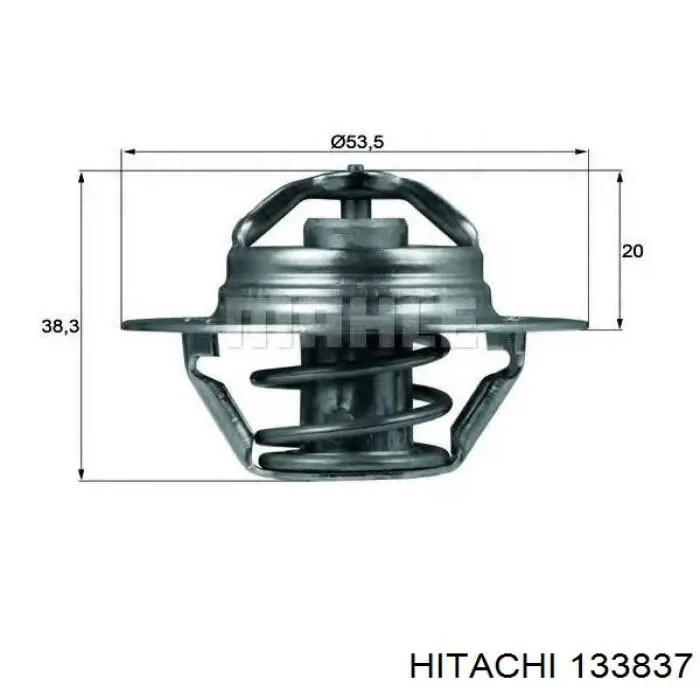 133837 Hitachi bobina de encendido