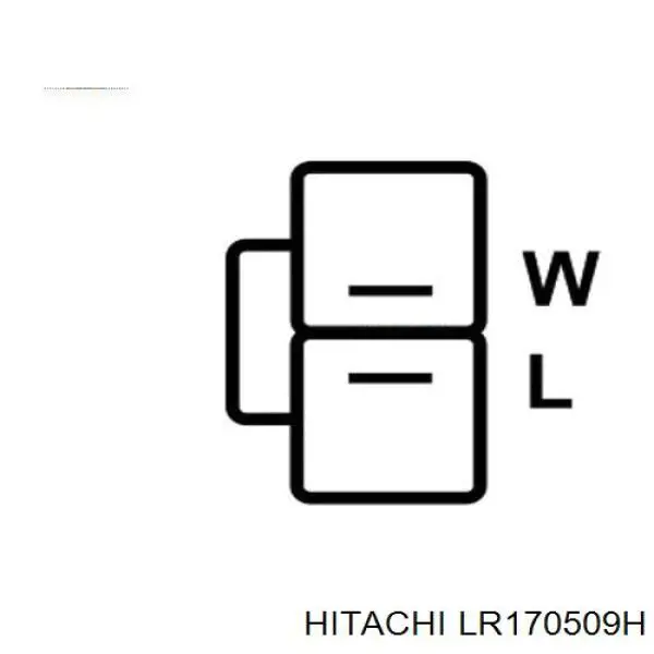 LR170509H Hitachi alternador