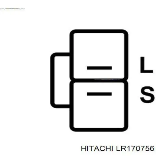 LR170756 Hitachi alternador