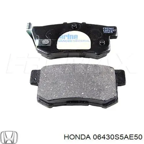 06430S5AE50 Honda pastillas de freno traseras