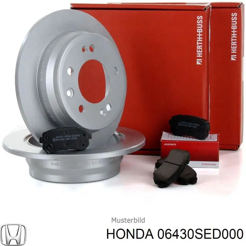 06430SED000 Honda pastillas de freno traseras