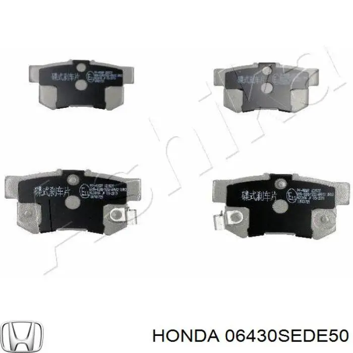 06430SEDE50 Honda pastillas de freno traseras