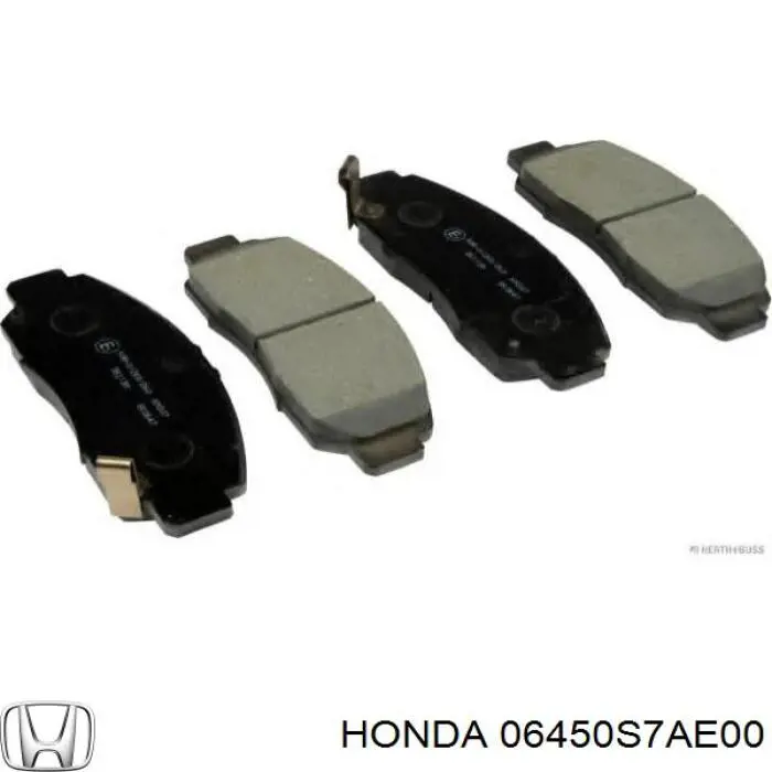 06450S7AE00 Honda pastillas de freno delanteras