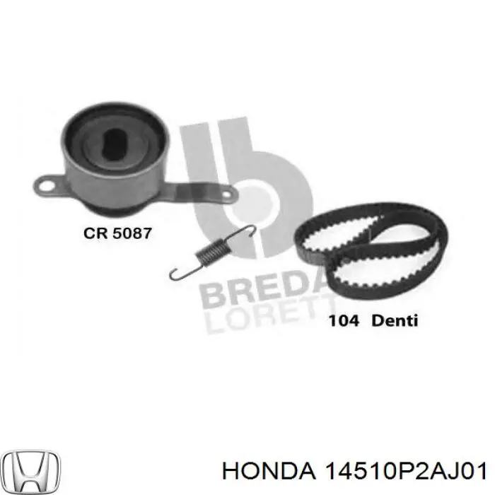 14510P2AJ01 Honda rodillo, cadena de distribución