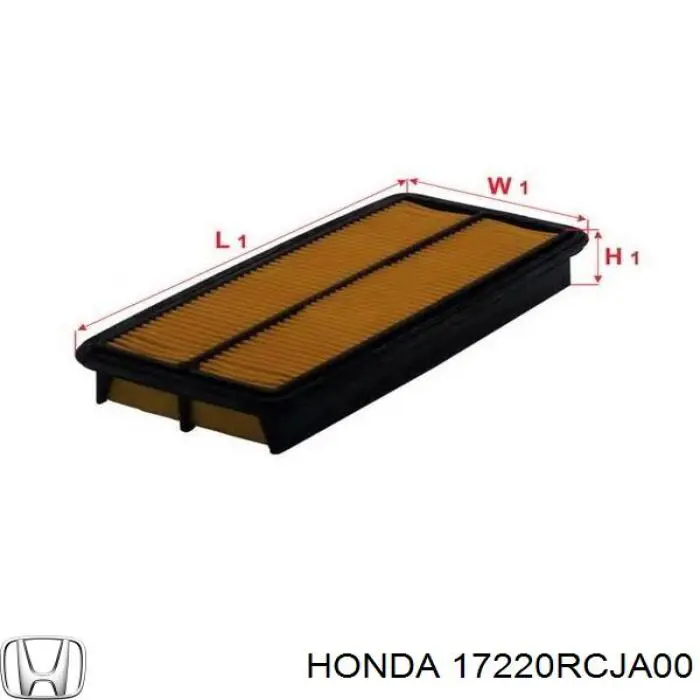 17220RCJA00 Honda filtro de aire