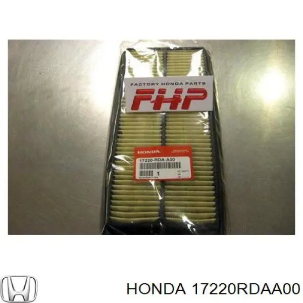 17220RDAA00 Honda filtro de aire