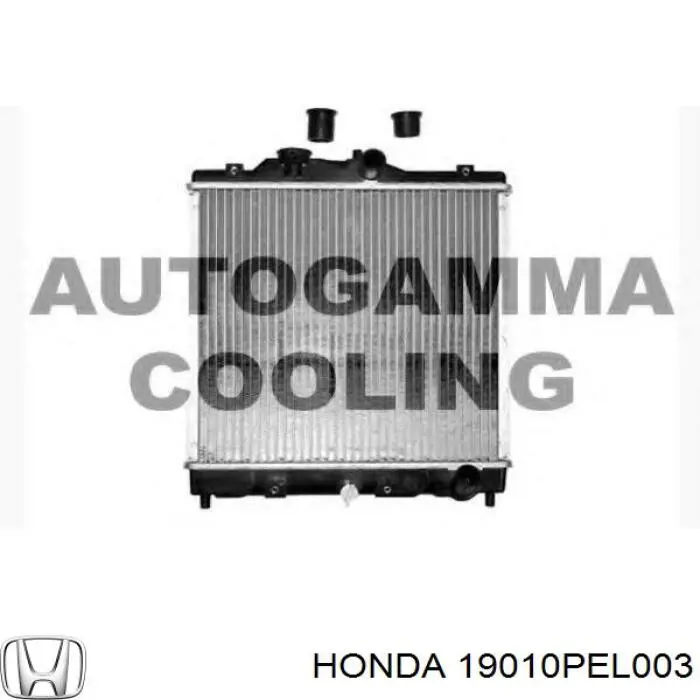 19010PEL003 Honda radiador refrigeración del motor