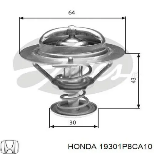 19301P8CA10 Honda termostato, refrigerante