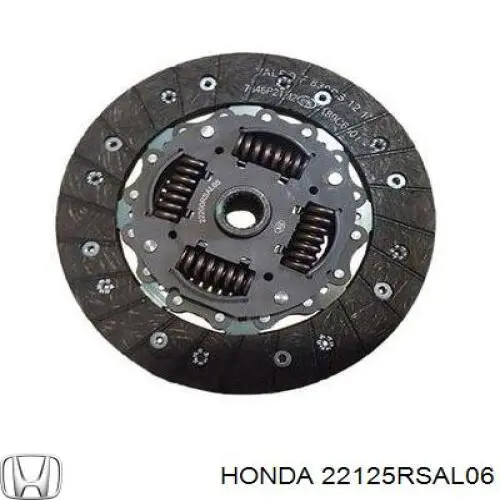 22125RSAL06 Honda kit de embrague (3 partes)