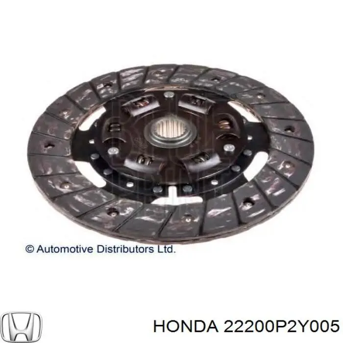 22200P2Y005 Honda disco de embrague