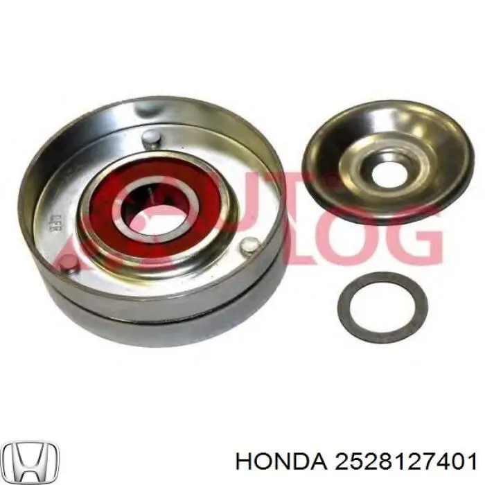 2528127401 Honda tensor de correa, correa poli v