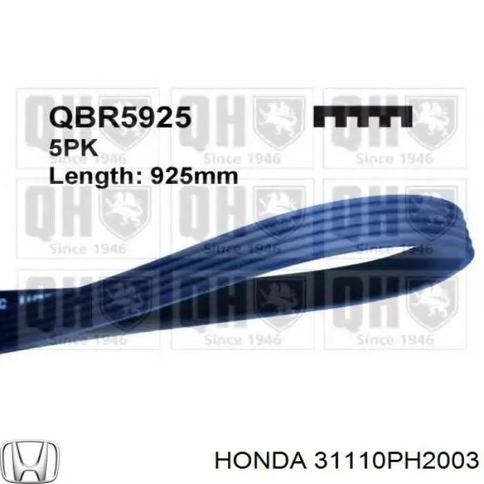 31110PH2003 Honda correa trapezoidal