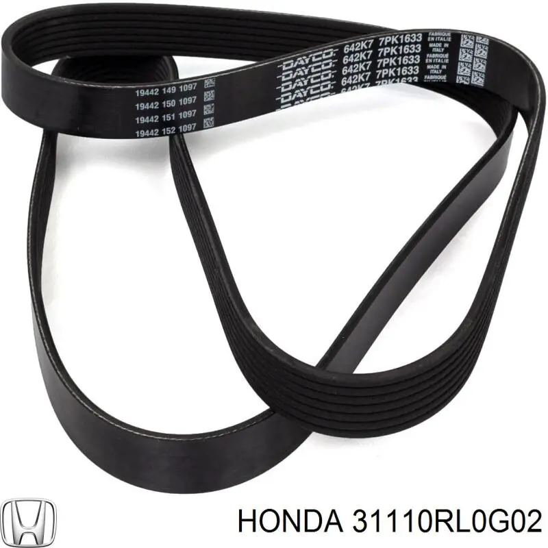 31110RL0G02 Honda correa trapezoidal