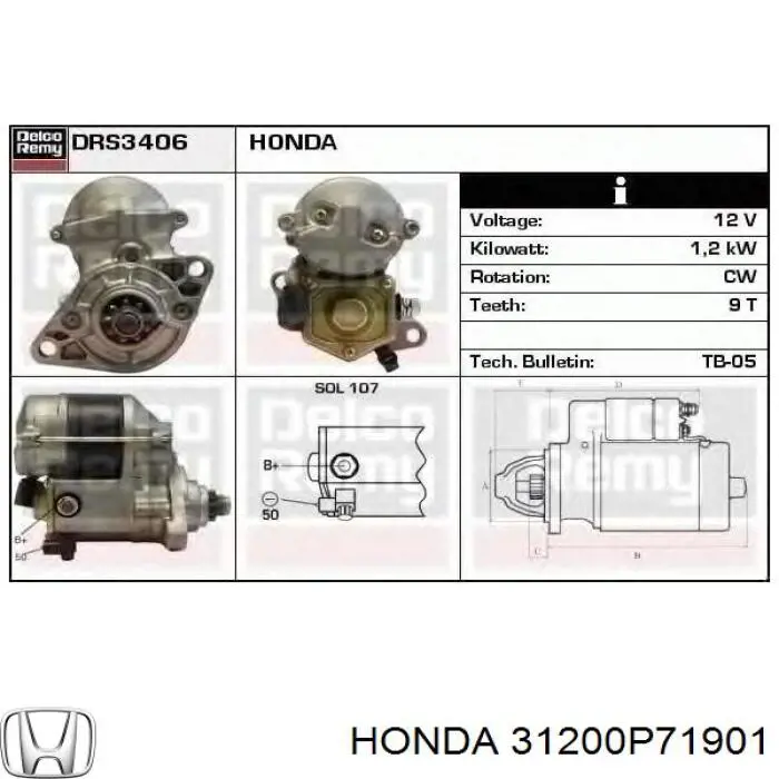 31200P45G51 Honda 