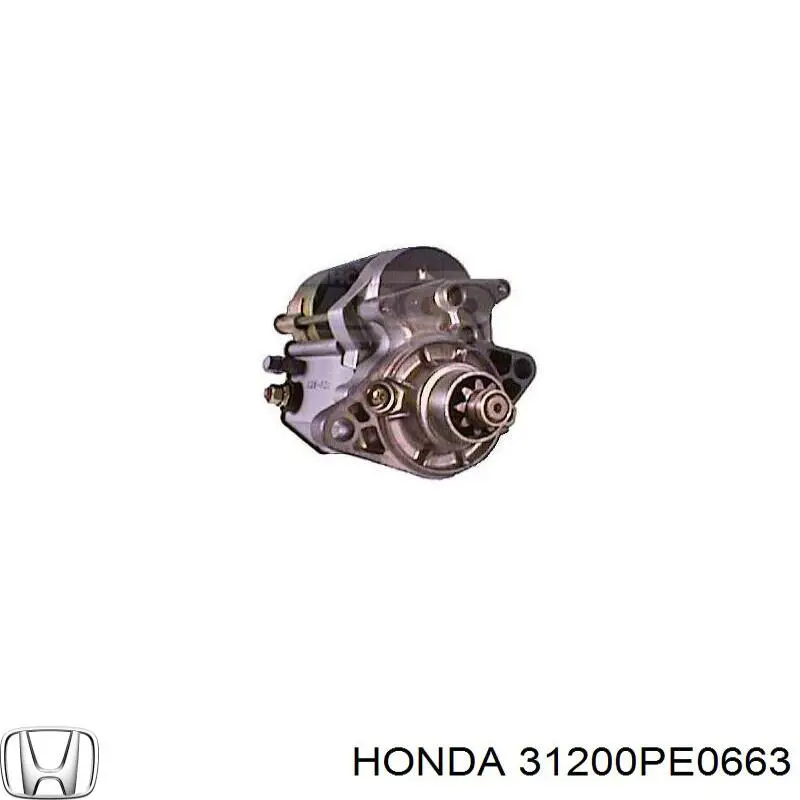 31200PE0663 Honda motor de arranque