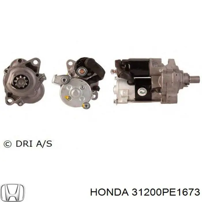 31200PE1673 Honda motor de arranque