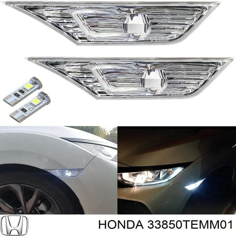  Luz intermitente guardabarros derecho para Honda Civic 10 