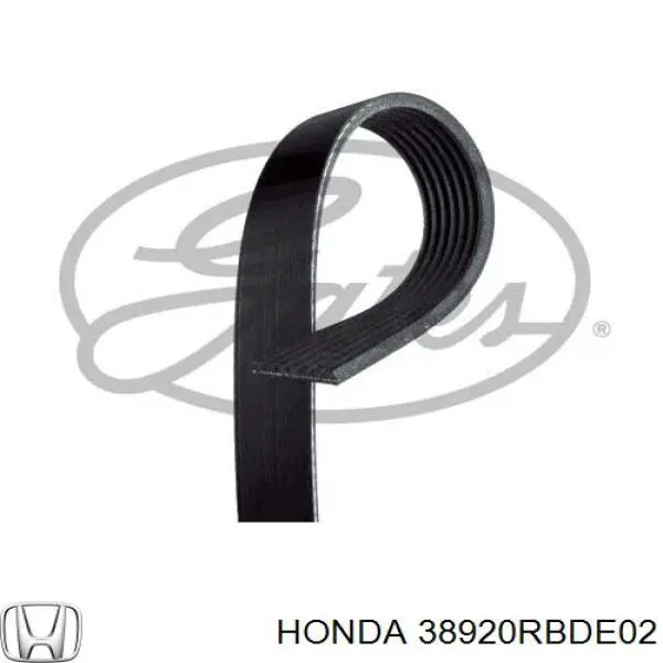 38920RBDE02 Honda correa trapezoidal