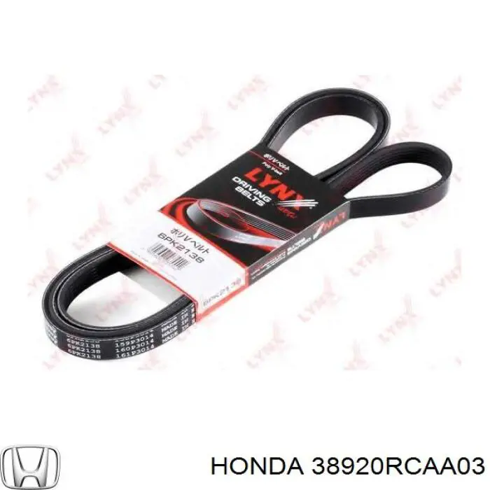 38920RCAA03 Honda correa trapezoidal