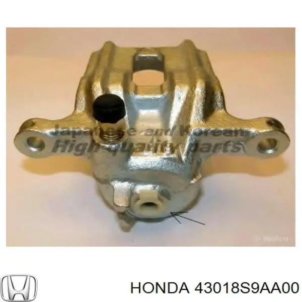 43018S9AA00 Honda pinza de freno trasero derecho