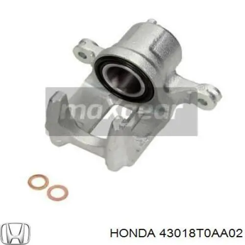 43018T0AA02 Honda pinza de freno trasero derecho