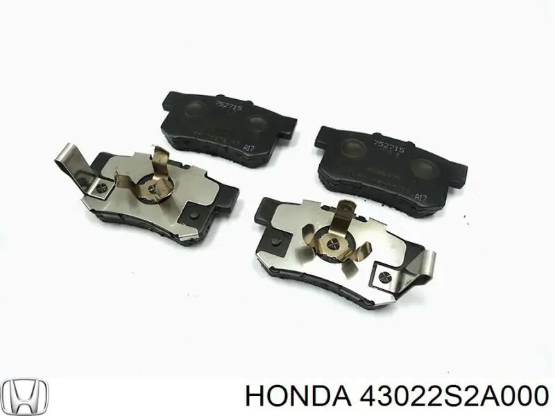 43022S2A000 Honda pastillas de freno traseras