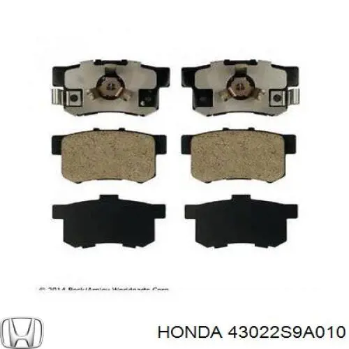 43022S9A010 Honda pastillas de freno traseras