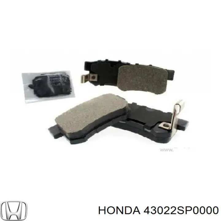 43022SP0000 Honda pastillas de freno traseras