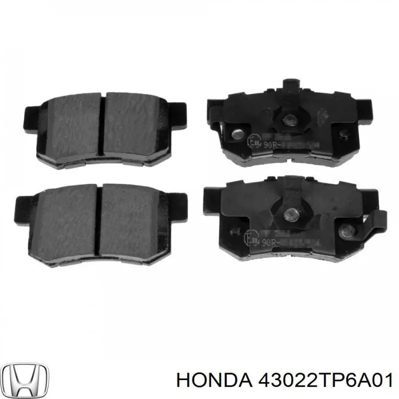 43022TP6A01 Honda pastillas de freno traseras