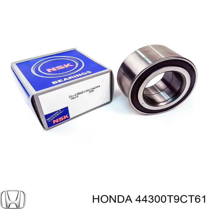 44300T9CT61 Honda cojinete de rueda delantero