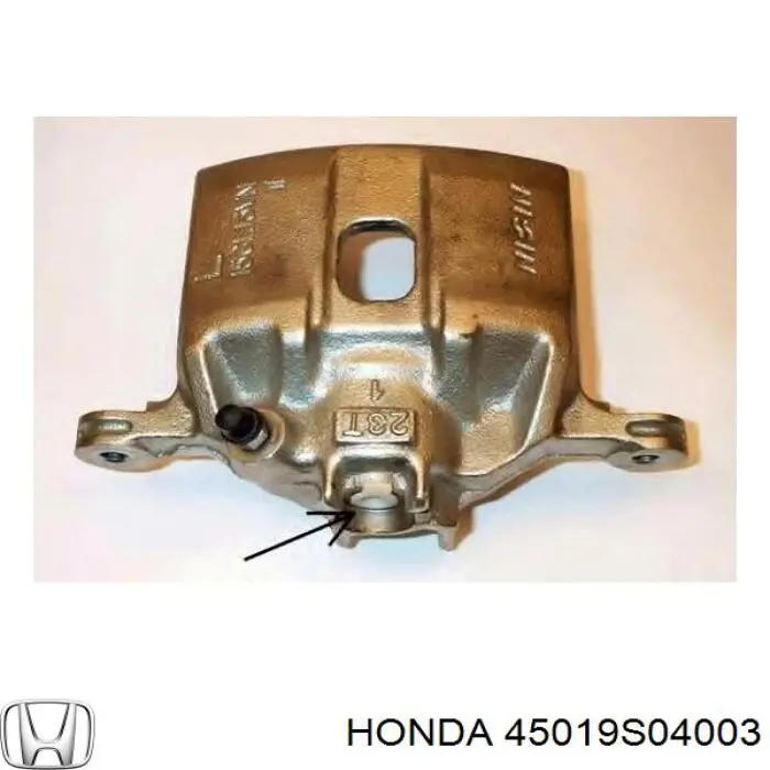 45019S04003 Honda pinza de freno delantera izquierda