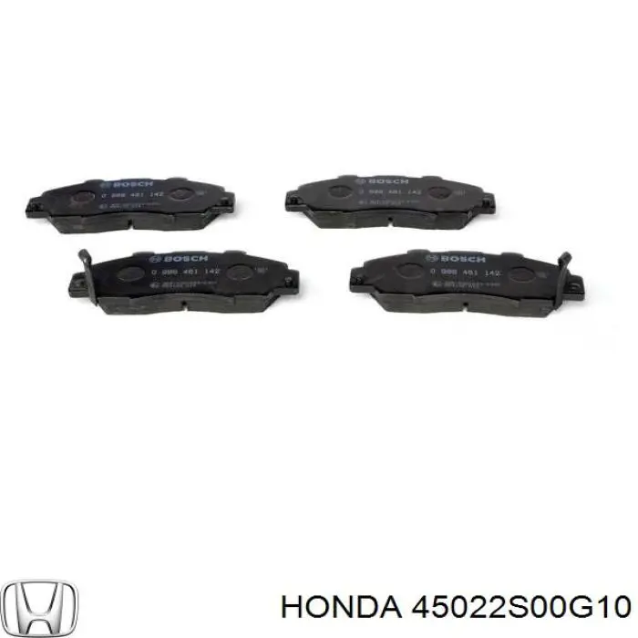 45022S00G10 Honda pastillas de freno delanteras