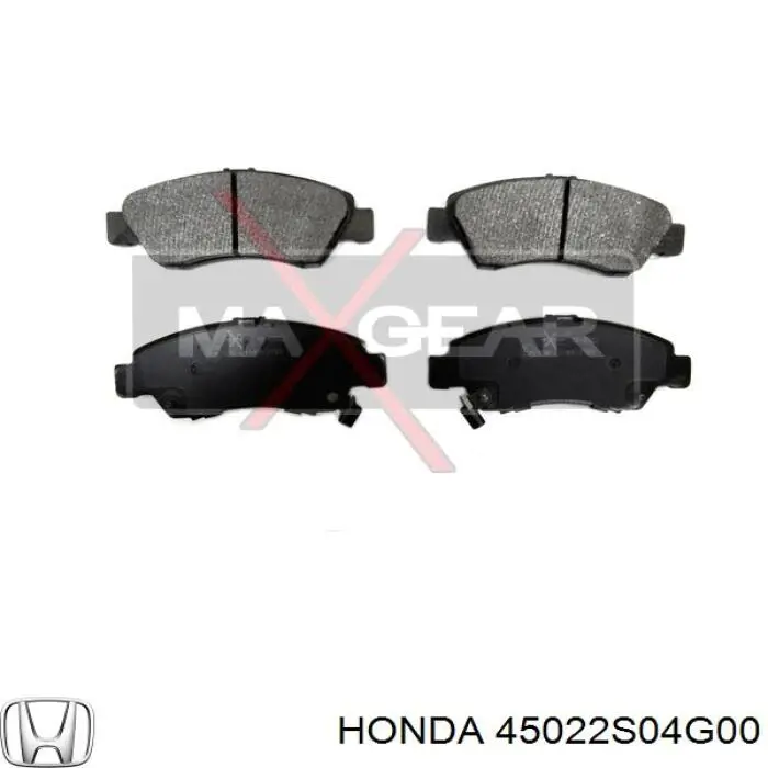 45022S04G00 Honda pastillas de freno delanteras