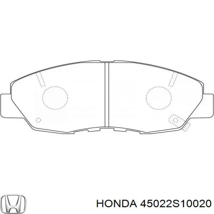 45022S10020 Honda pastillas de freno delanteras