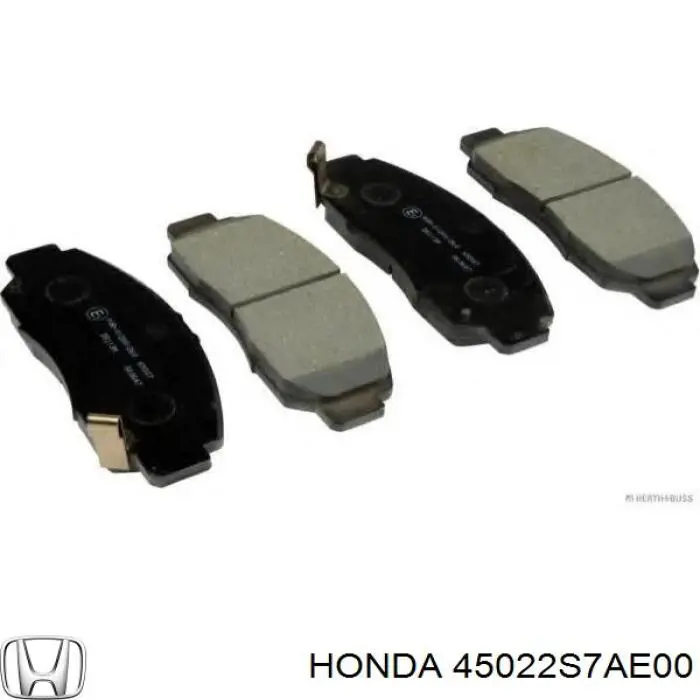 45022S7AE00 Honda pastillas de freno delanteras