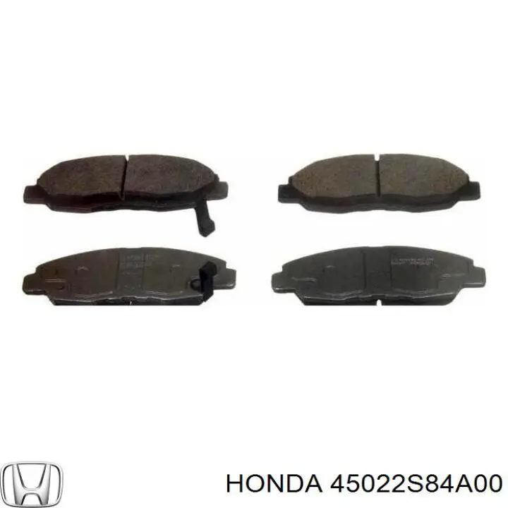 45022S84A00 Honda pastillas de freno delanteras