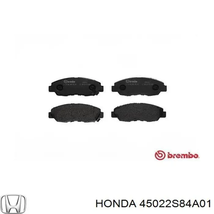 45022S84A01 Honda pastillas de freno delanteras