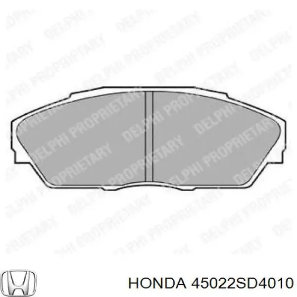 45022SD4010 Honda pastillas de freno delanteras