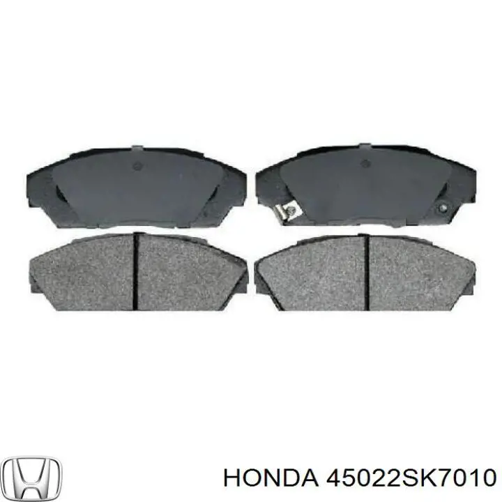 45022SK7010 Honda pastillas de freno delanteras