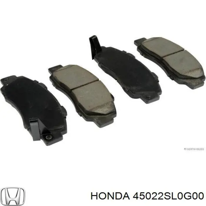 45022SL0G00 Honda pastillas de freno delanteras