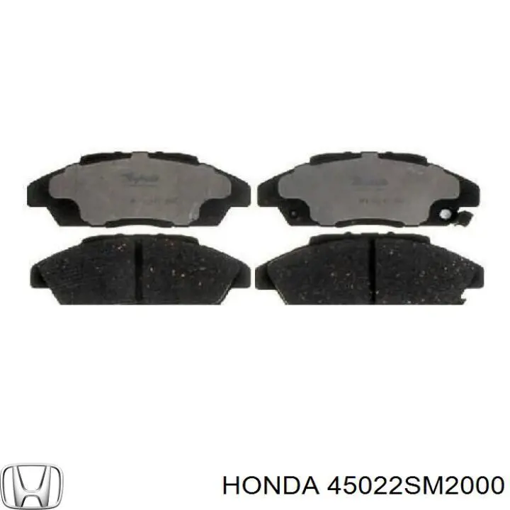 45022SM2000 Honda pastillas de freno delanteras