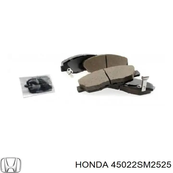 45022SM2525 Honda pastillas de freno delanteras