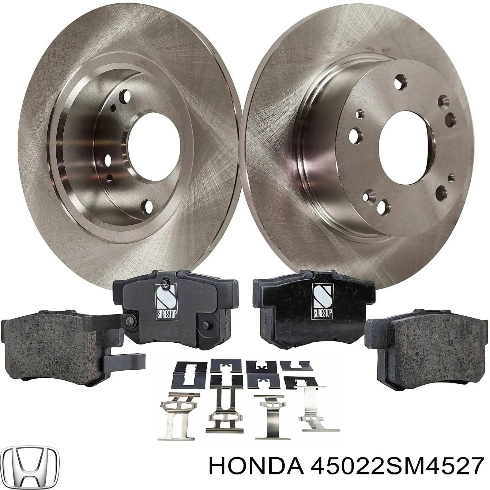 45022SM4527 Honda pastillas de freno delanteras