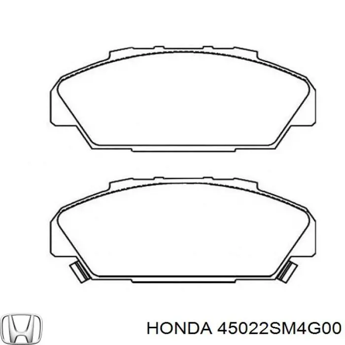 45022SM4G00 Honda pastillas de freno delanteras