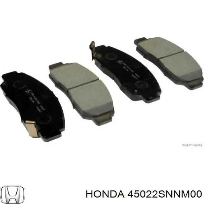 45022SNNM00 Honda pastillas de freno delanteras