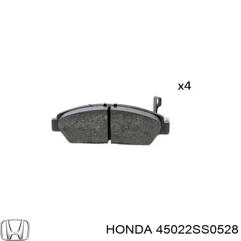 45022SS0528 Honda pastillas de freno delanteras