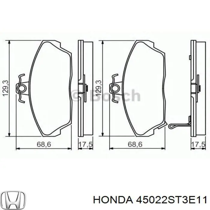 45022ST3E11 Honda 