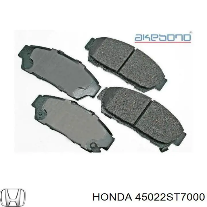 45022ST7409 Honda pastillas de freno delanteras